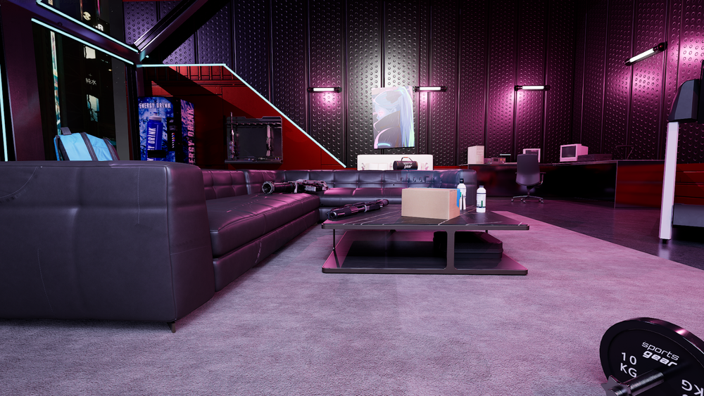 Cyberpunk Apartment View 3