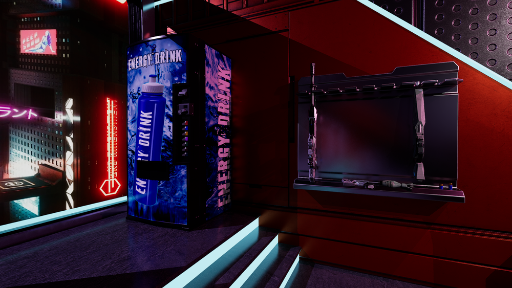 Cyberpunk Apartment View 6